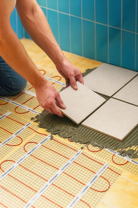 Tyopliy pol gazon setka