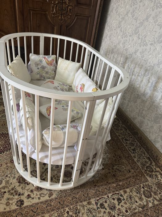 Манеж трансформер, стол-кресло качалка