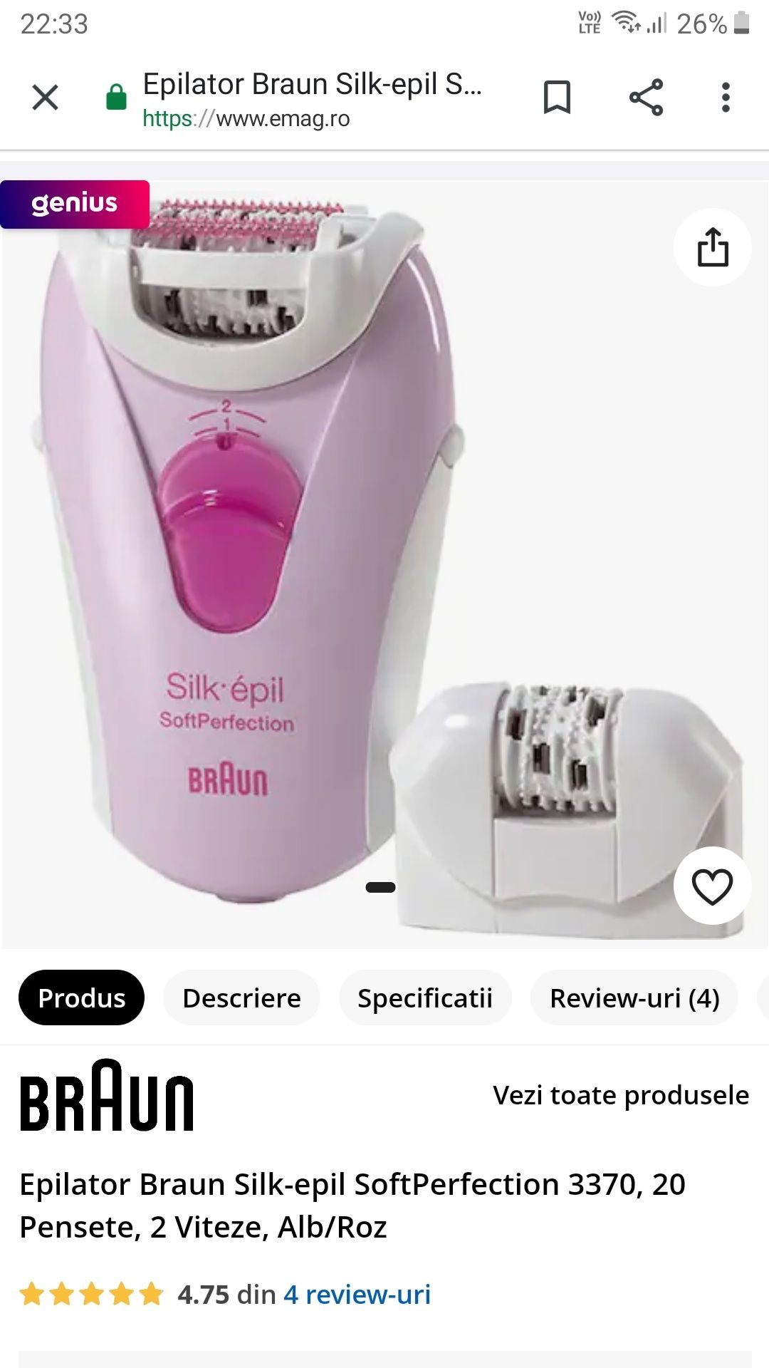 Epilator Braun Silk Epil