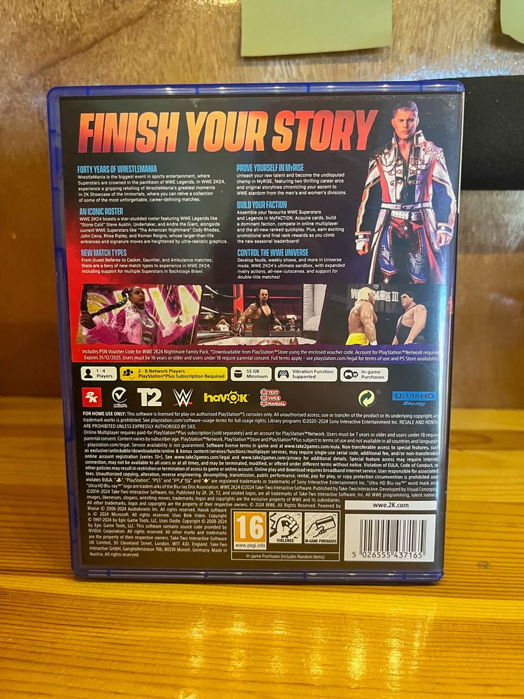 WWE 2K24 PS5 / Playstation 5