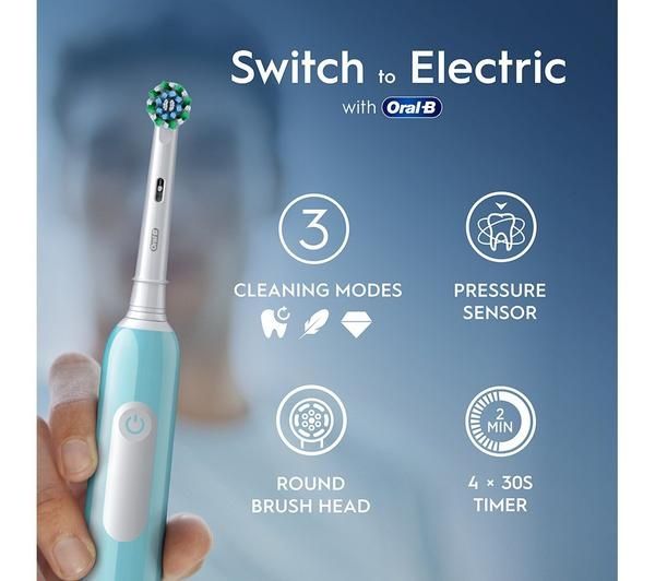 Электрическая зубная щетка Oral B Pro1 с футляром