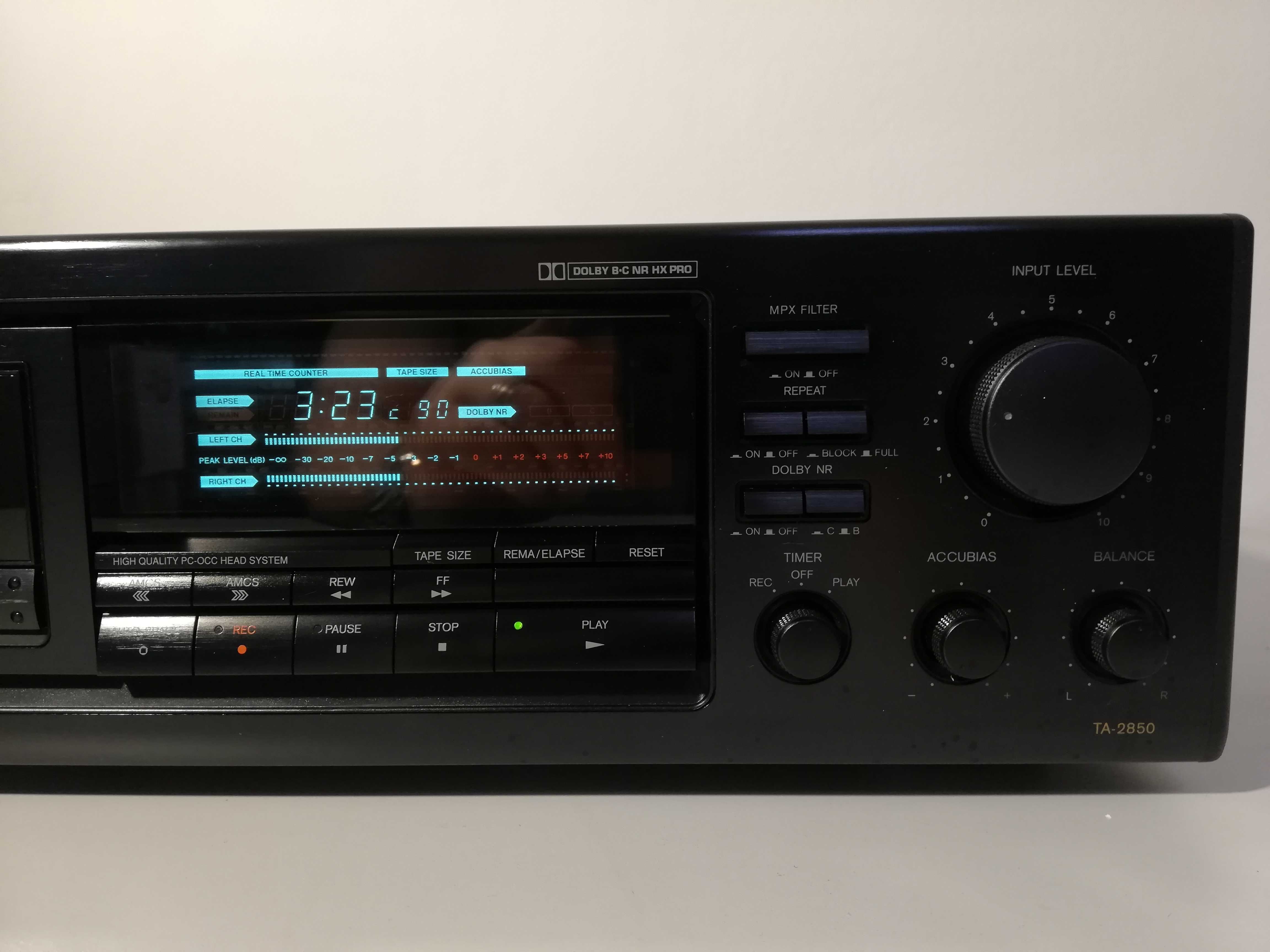 Stereo Deck ONKYO  Integra TA2850 - 3 motoare/Impecabil/Vintage/Japan