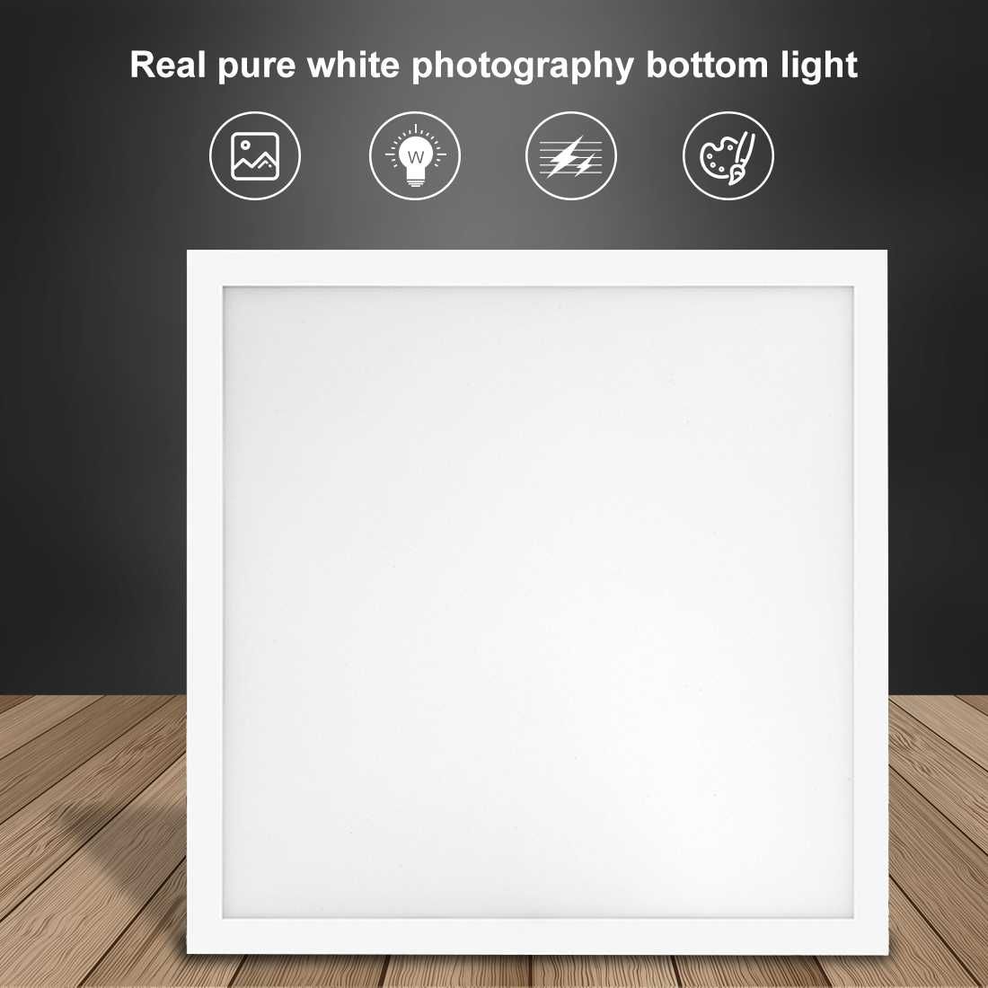 Фотографски светлинен панел без сенки PULUZ, 1200LM, LED, 38х38 см