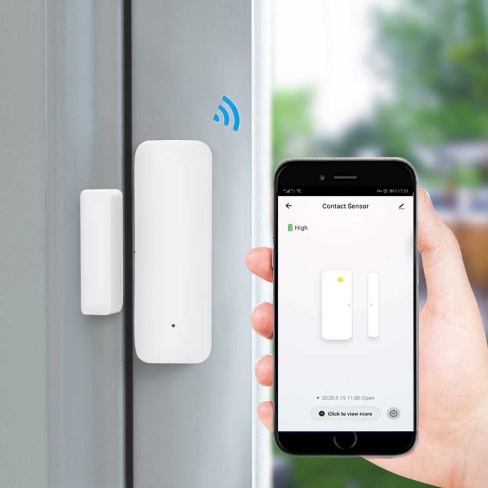 Новый Беспроводной Smart Wi-Fi датчик открытия Tuya на двери/окна