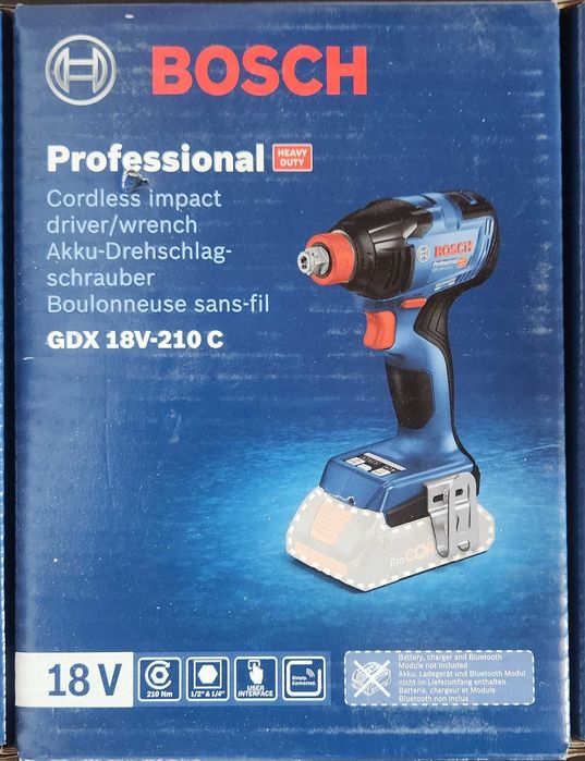 Bosch filetanta cu impact,tija și tubulara GDX18V-210C