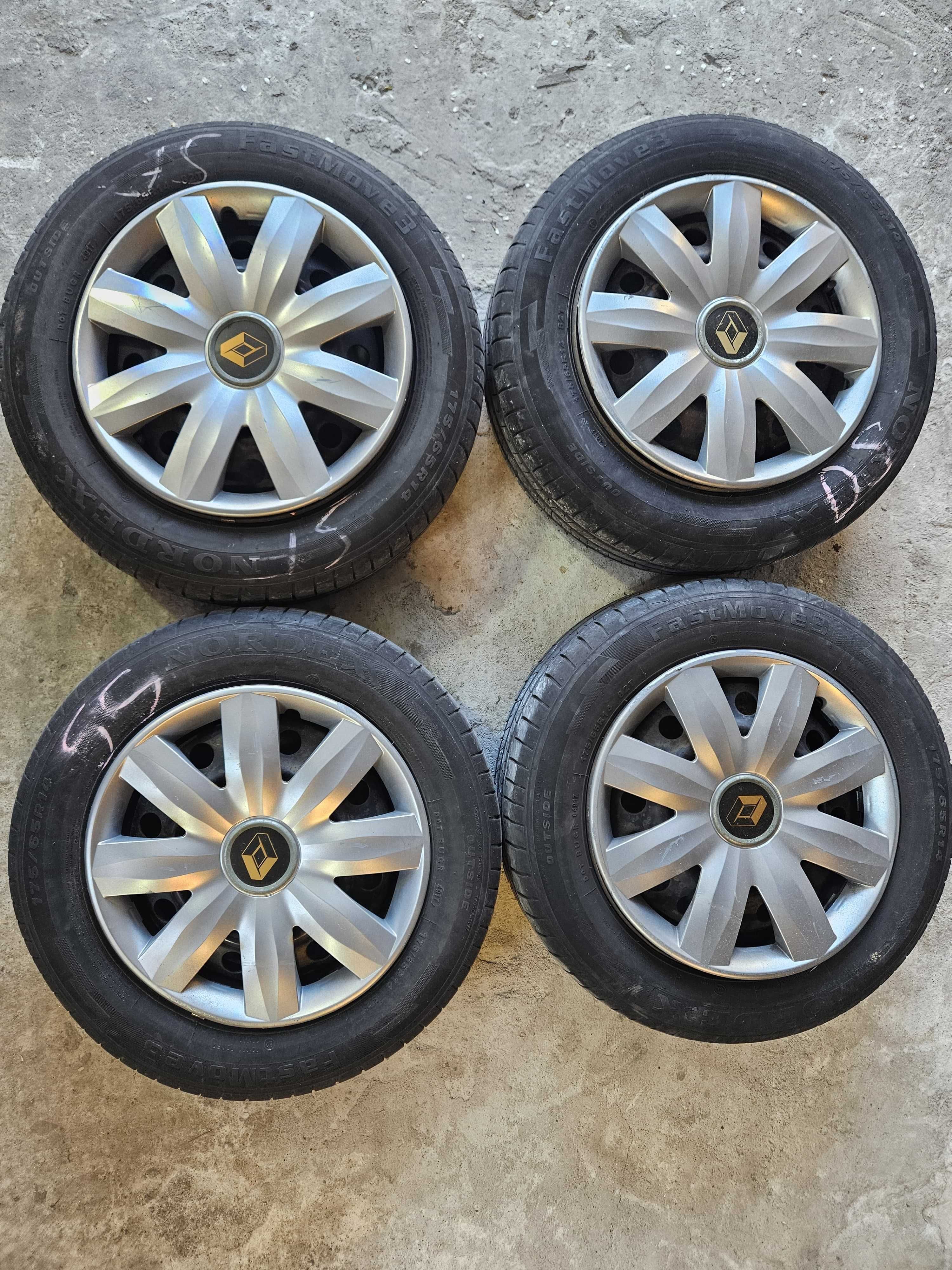 Set Anvelope + Jante + Capace 175/65 R14, Cadou Roata de rezerva