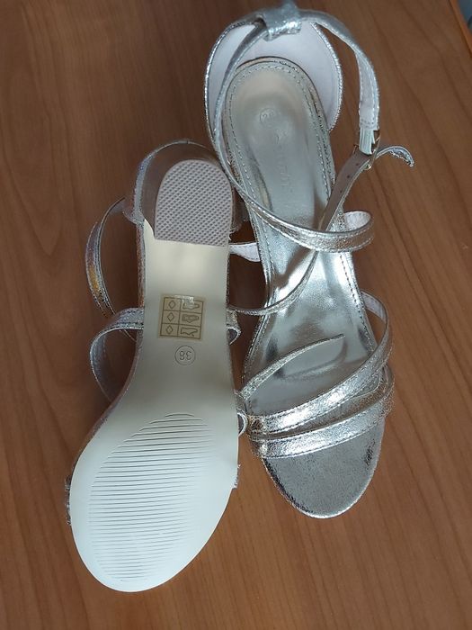 Sandale elegante damă aurii