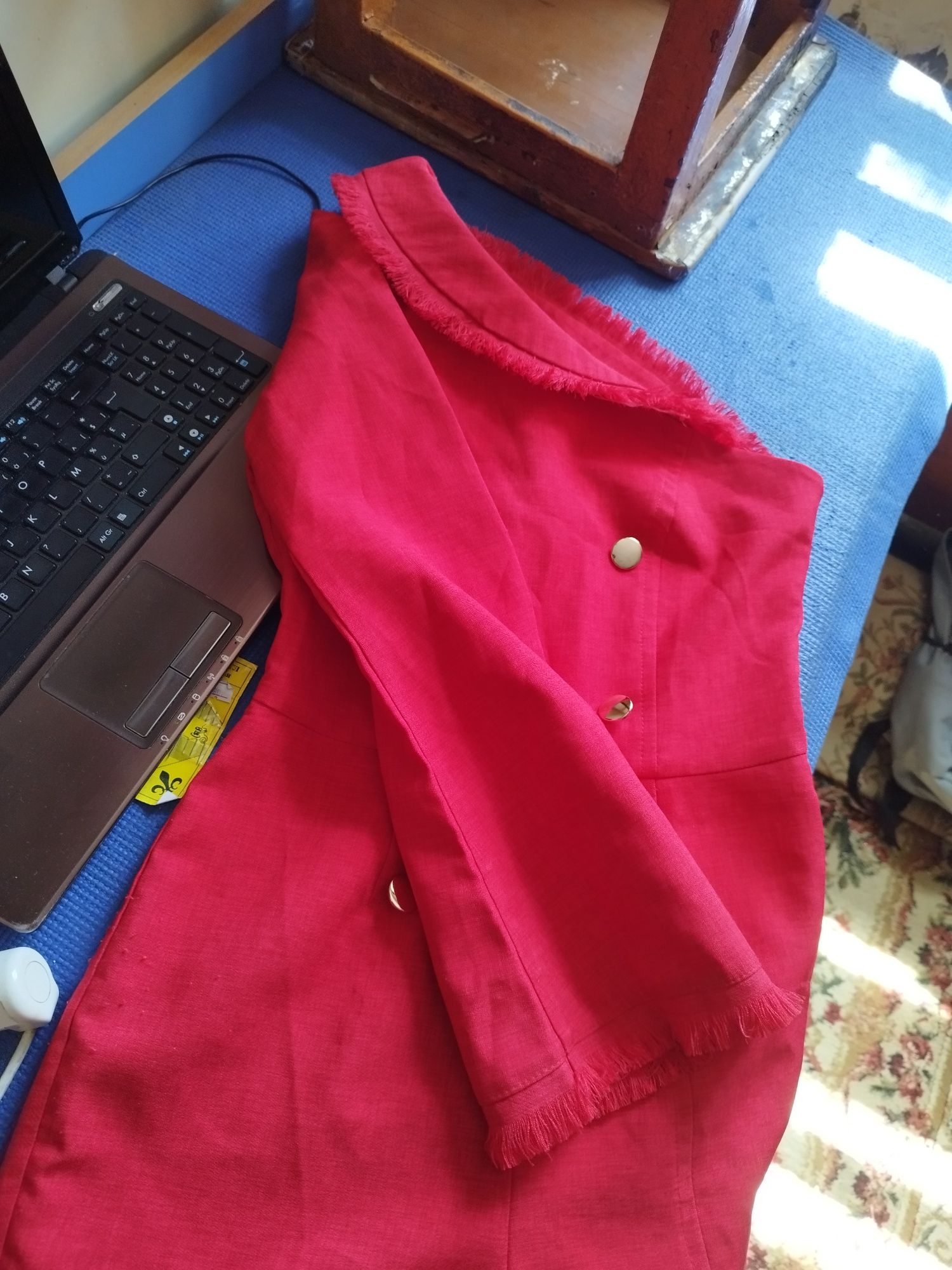 Платье шорты красные