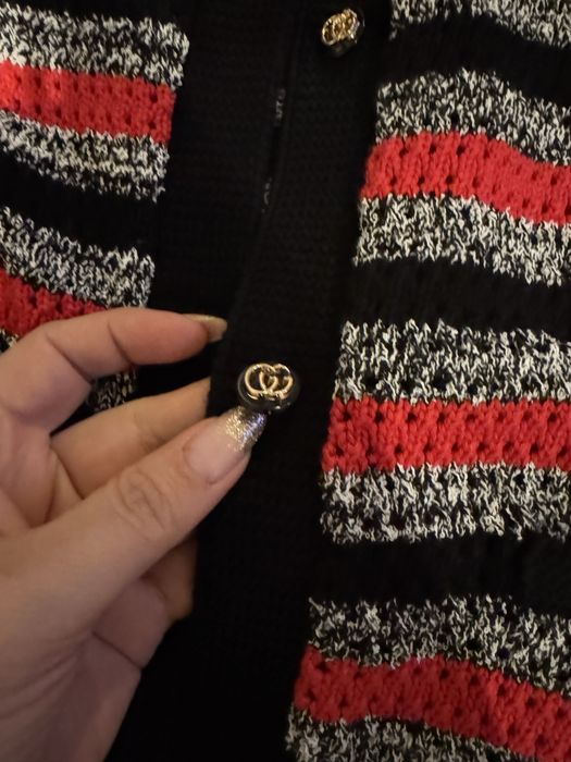 Gucci Striped cardigan, Гучи жилетка