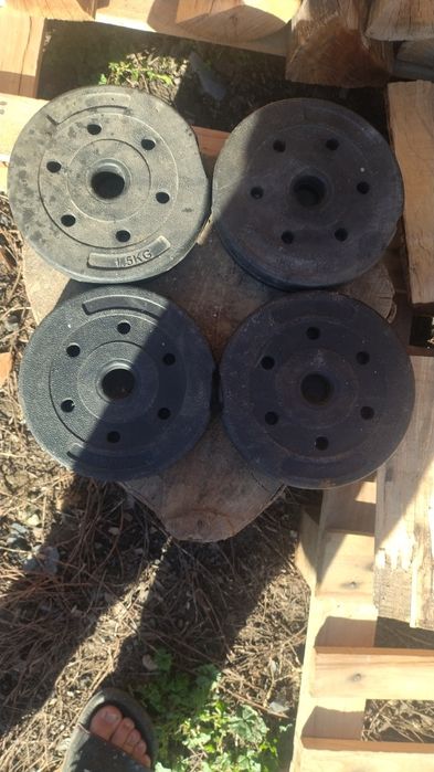 Vând 11 placi pentru gantere