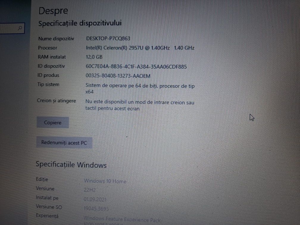 Laptop Acer Aspire E15