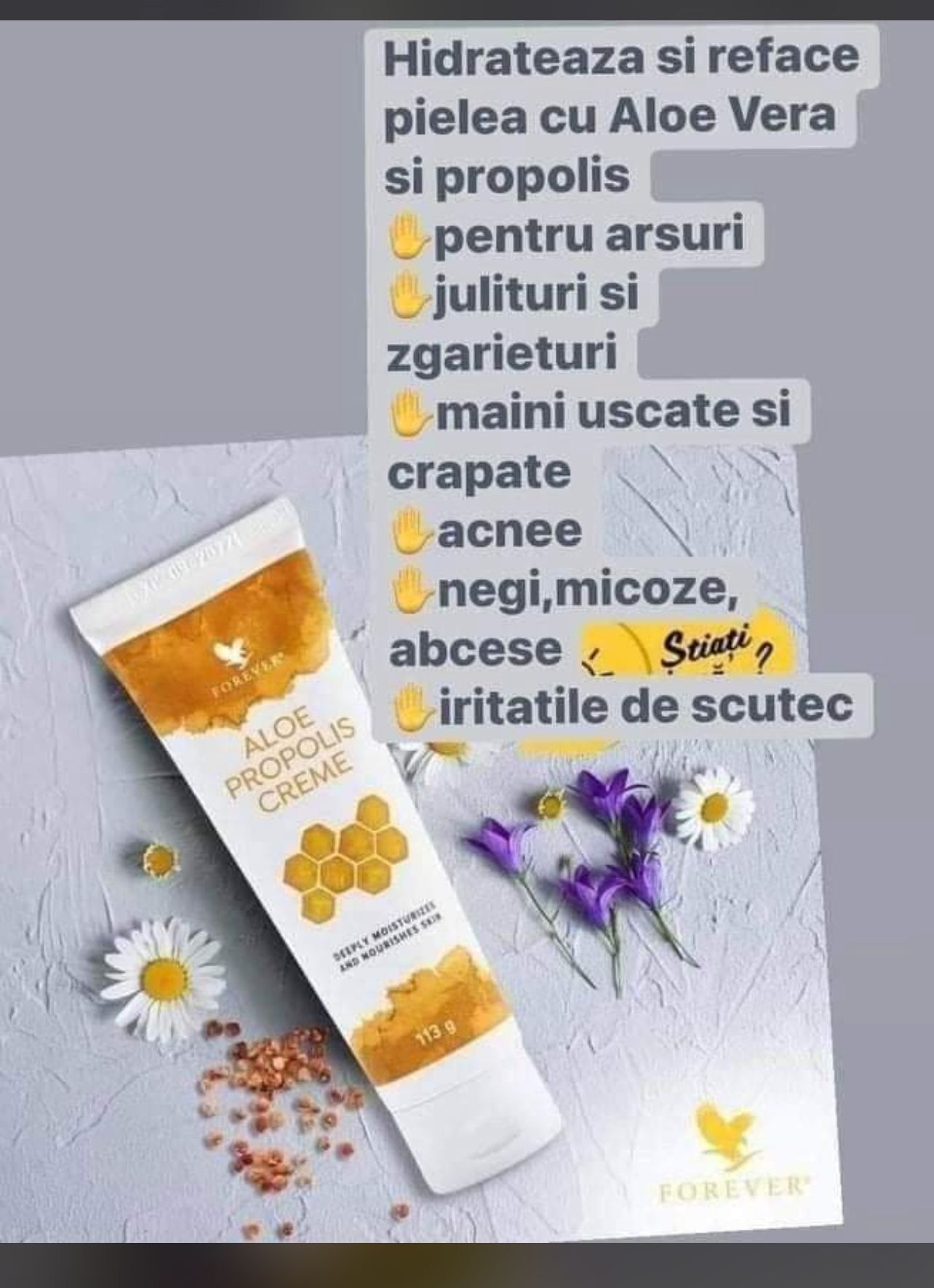 Aloe propolis crem pret 121lei