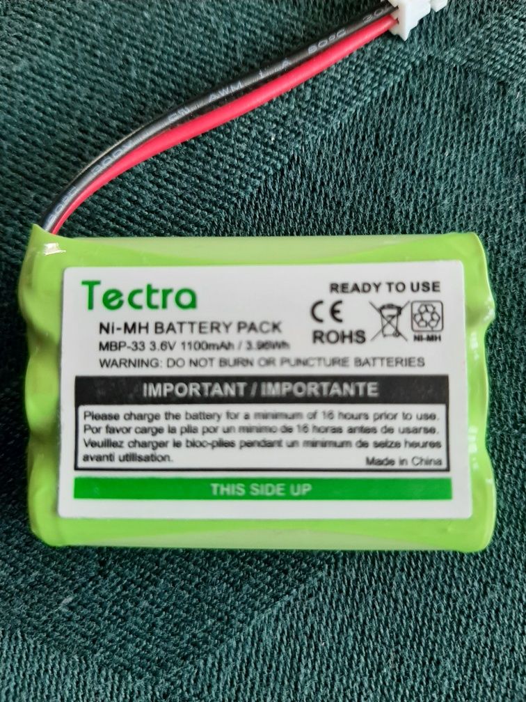 Нова Батерия (Ni-MH 3.6V 1100 mAh)за бебефон Motorola