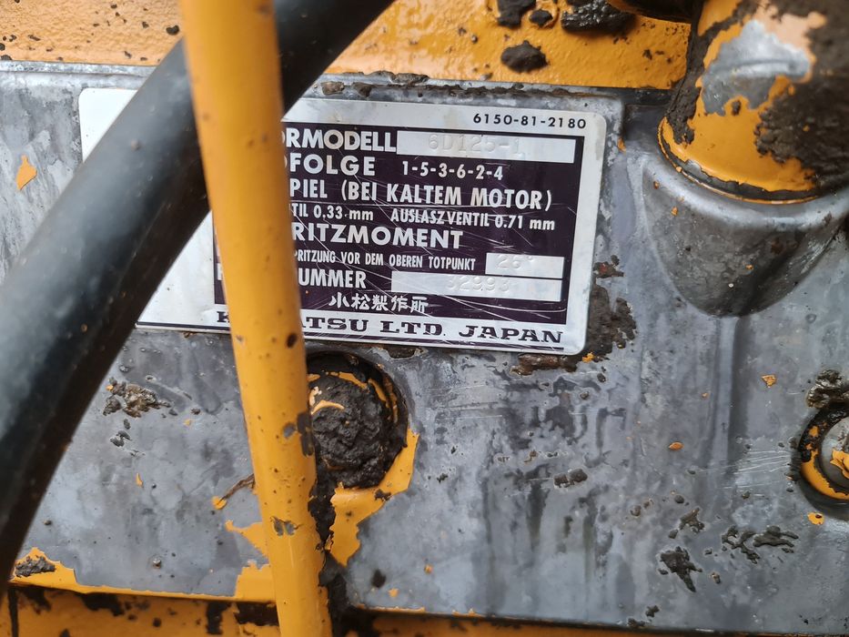 Motor KOMATSU 6D125-1  6 cil 116 kw
