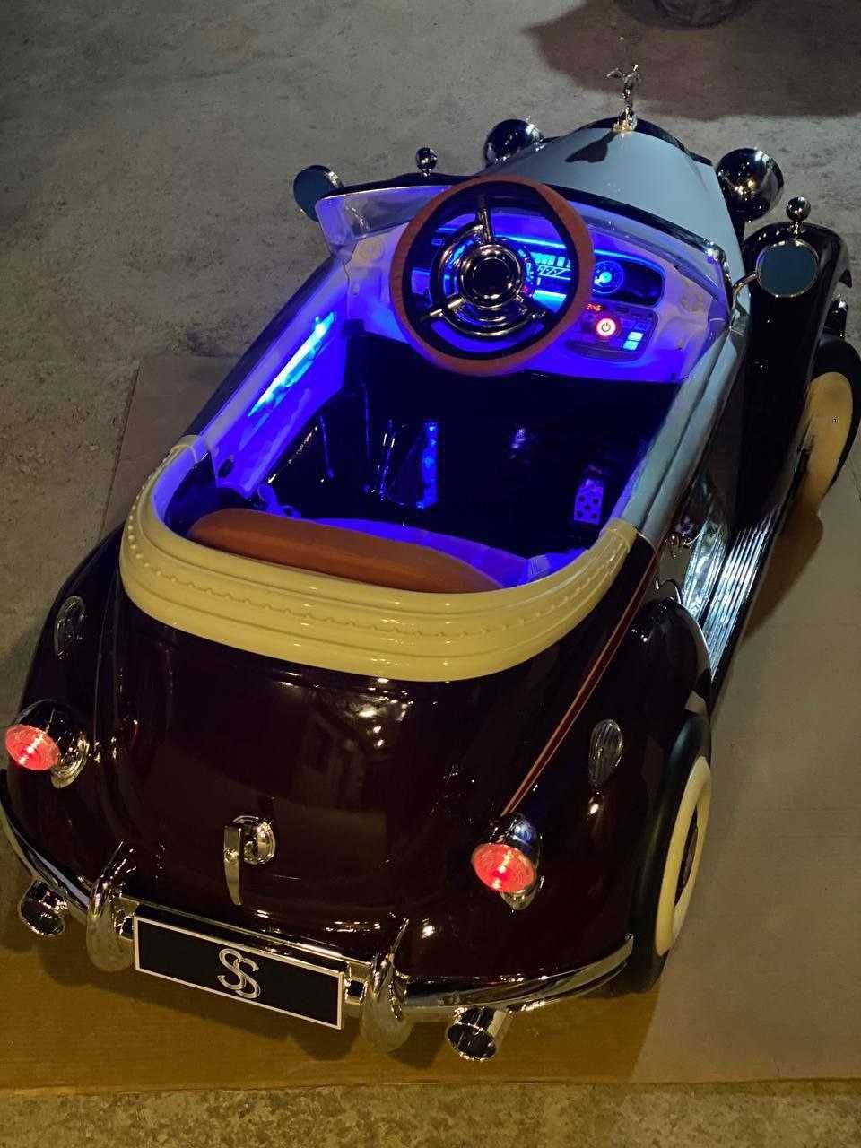 Детский ретро электромобиль Rolls Royce phantom