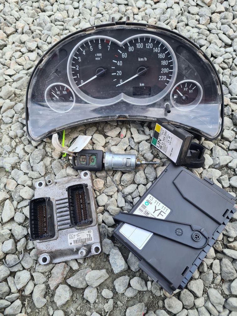 Kit pornire ecu ceas bcm Opel Corsa C Combo 1.4 i 66 kw 90 cp Z14XEP