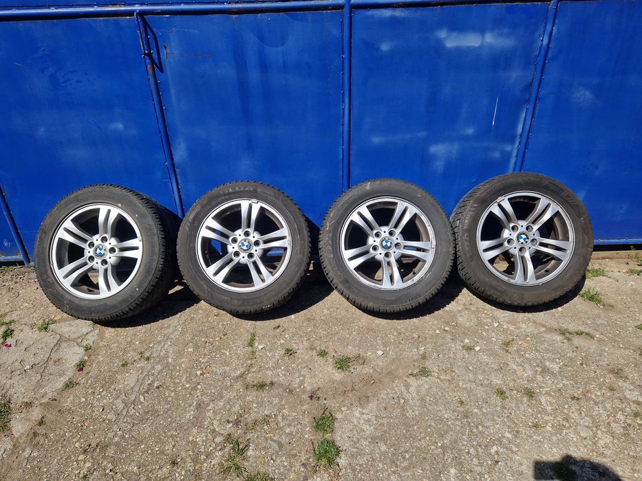 Jante jenti roti 5x120 aliaj BMW X3 X1 cauciucuri M+S 235 55 17 R