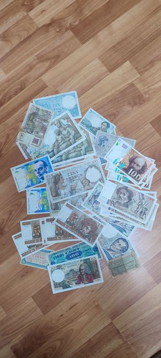 Lot bancnote Franța