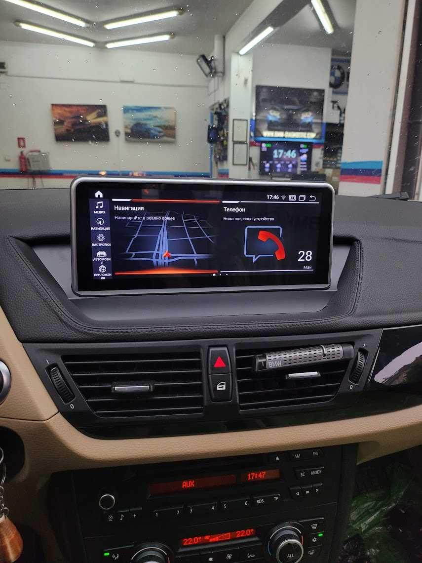 Навигация с ANDROID 12 8GB BMW X1 E84 10.25 инча Андроид БМВ Е84 WiFi