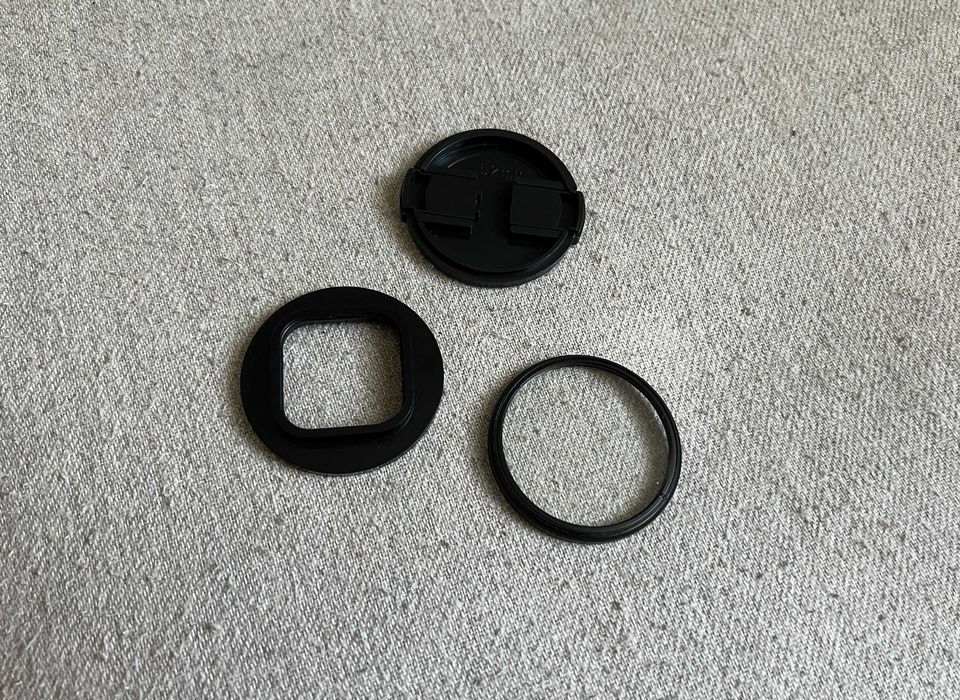 Set filtru UV 52mm cu adaptor GoPro si capac protectie lentila