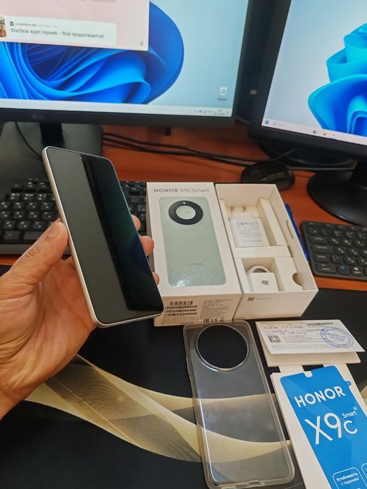 Honor X9c 8/256gb(2025)1oylik telefon ideal iwlawi zur aybi yuq tozza