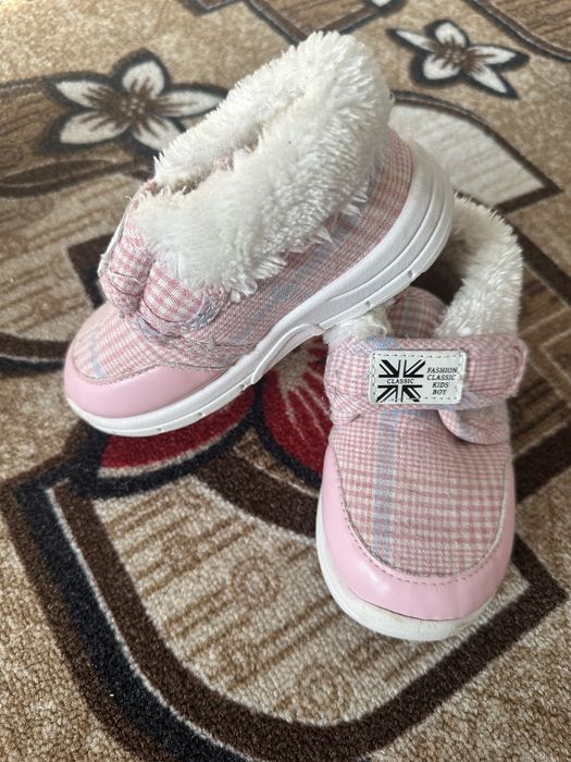 Обувь розовый зимний для девочек