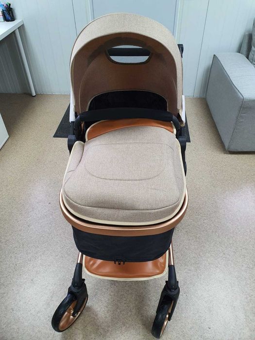 Carucior de copii 3 in 1 Visoli Gold