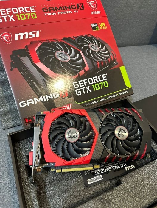 Продаю видеокарту GTX 1070TI от MSI 8gb, в отличном состоянии.