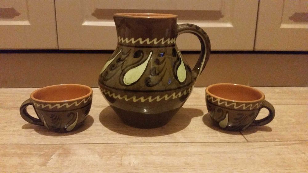 Кувшин и 2 чашки времен СССР