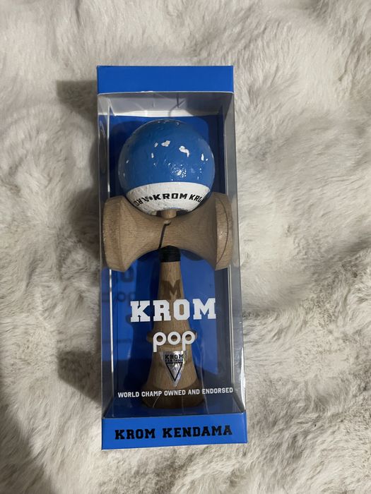 Kendama krom pop sticky albastra
