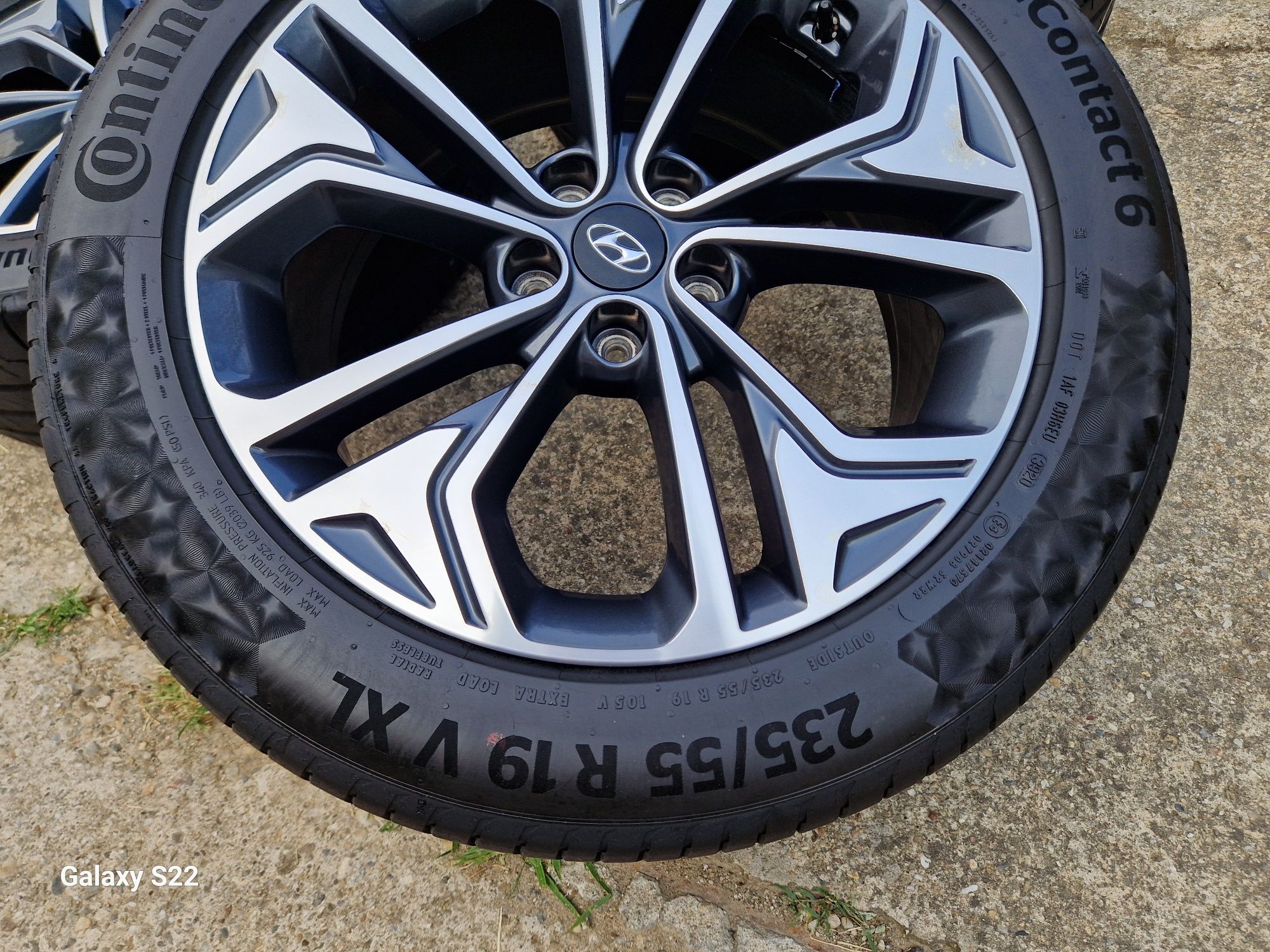 Jante Bi.colore Hyundai Santa Fe anvelope 235 55 19