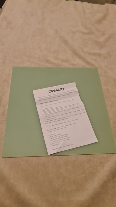 Pat din polipropilenă pentru imprimantă 3D Mamorubot Ultrabase 310×310