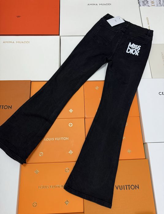 CD дамски дънки чарлстон с висока талия New Season