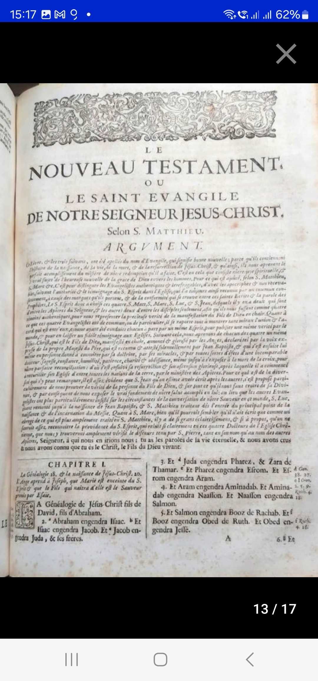 Biblie veche din 1712