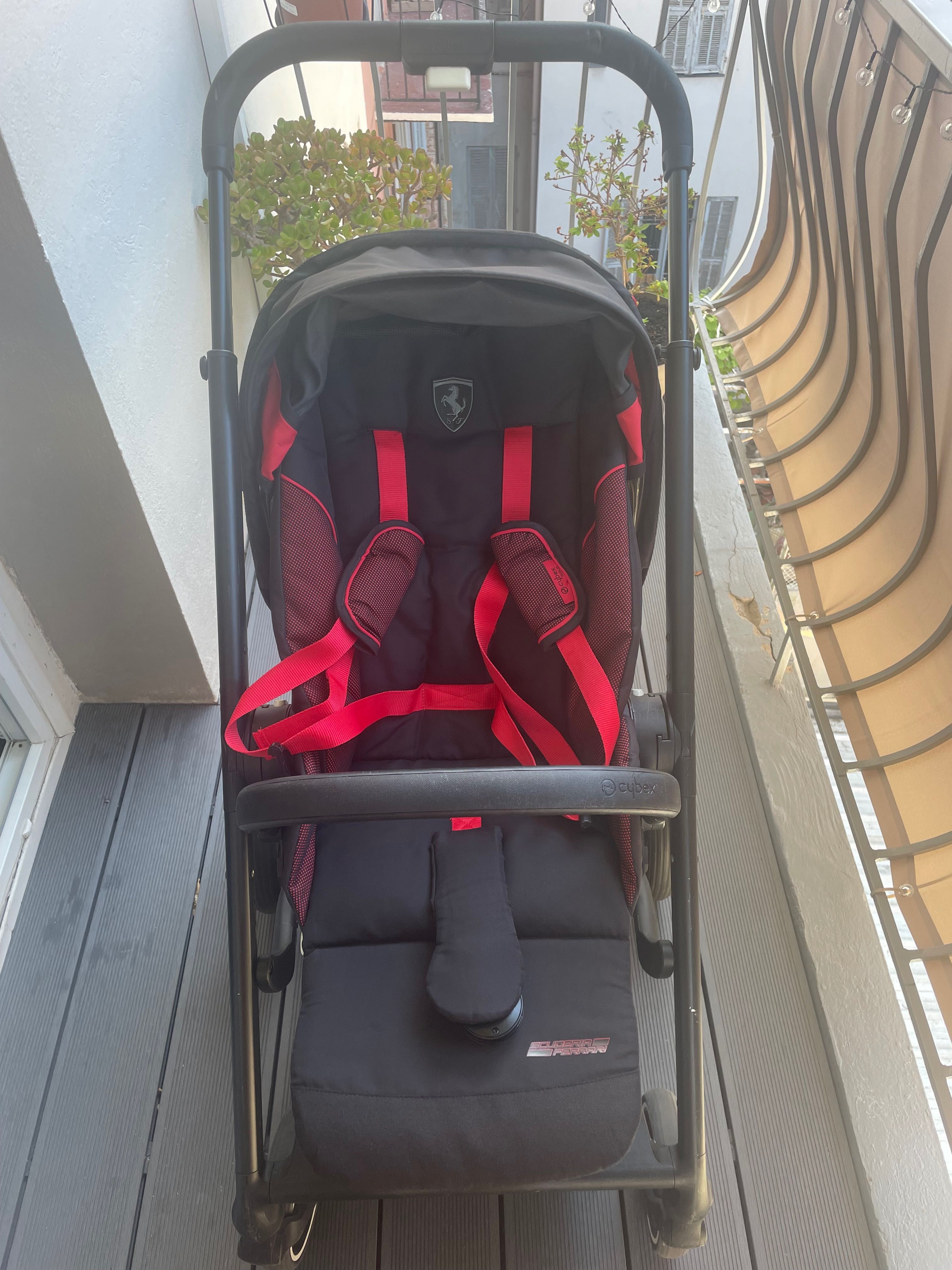 Количка Cybex  Balios S Lux Ferrari black+столче за кола Cybex Ferrari