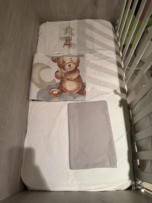 Бебешка кошара/легло Nicolle Baby 60/120+матрак+протектор+още