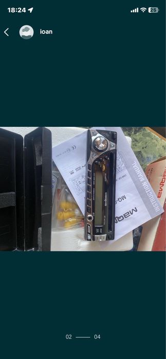 Radio cd auto cu telecomanda