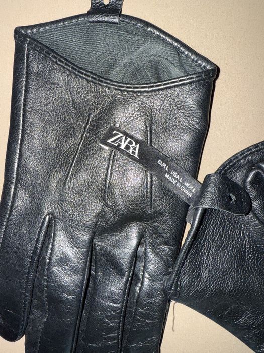 Кожени ръкавици Zara