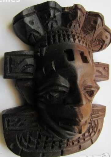 Африканска паспортна маска от кралски абанос