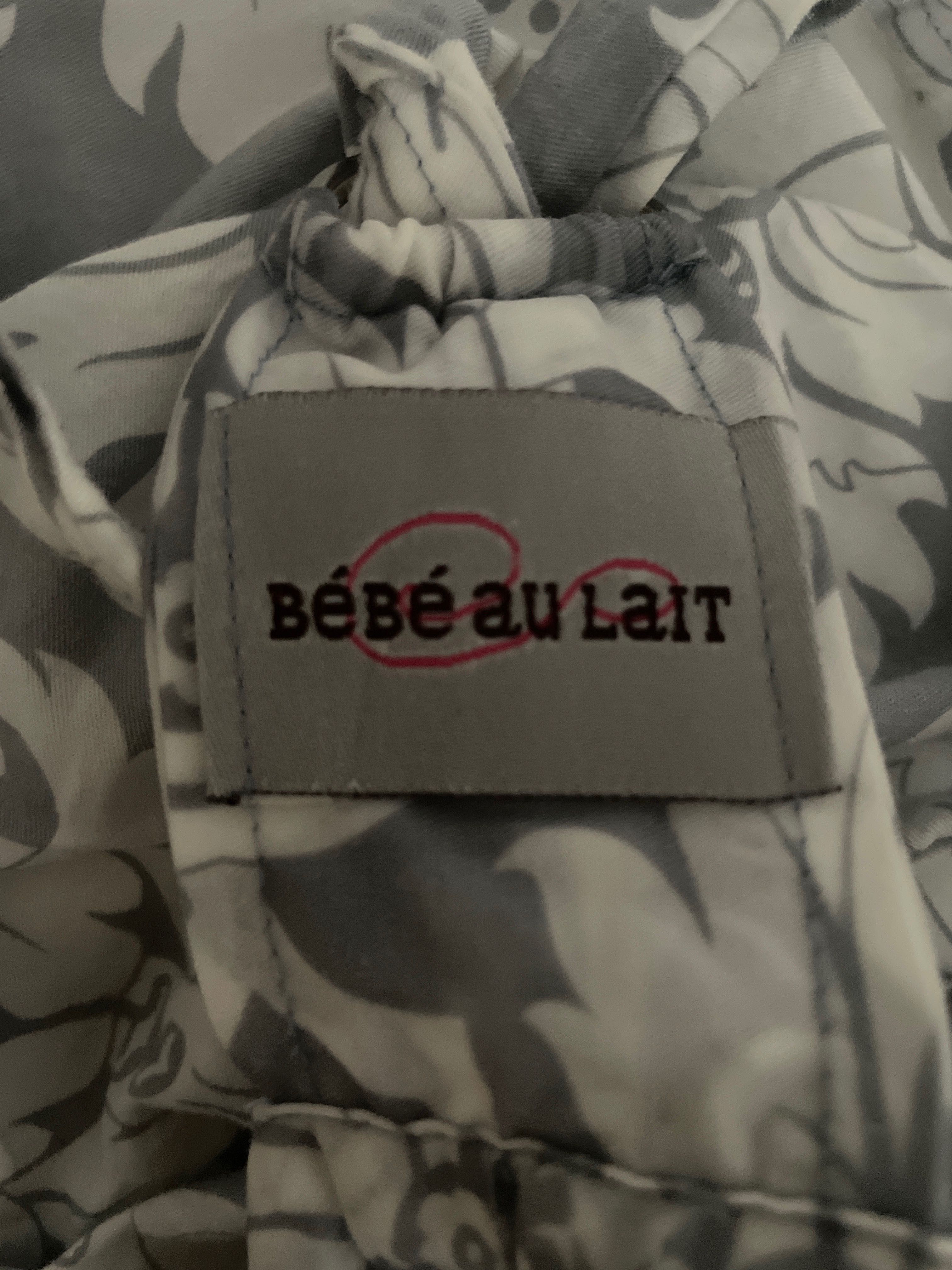 Шал за кърмене, сив, марка Bebe au Lait