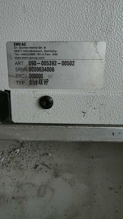 EWM Drive 4x Mig/Mag