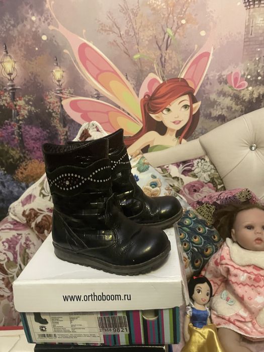 Сапоги для девочки без меха