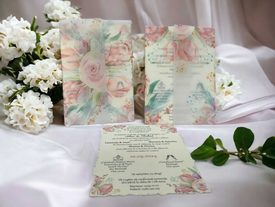 Invitatii de nunta, botez si alte accesorii