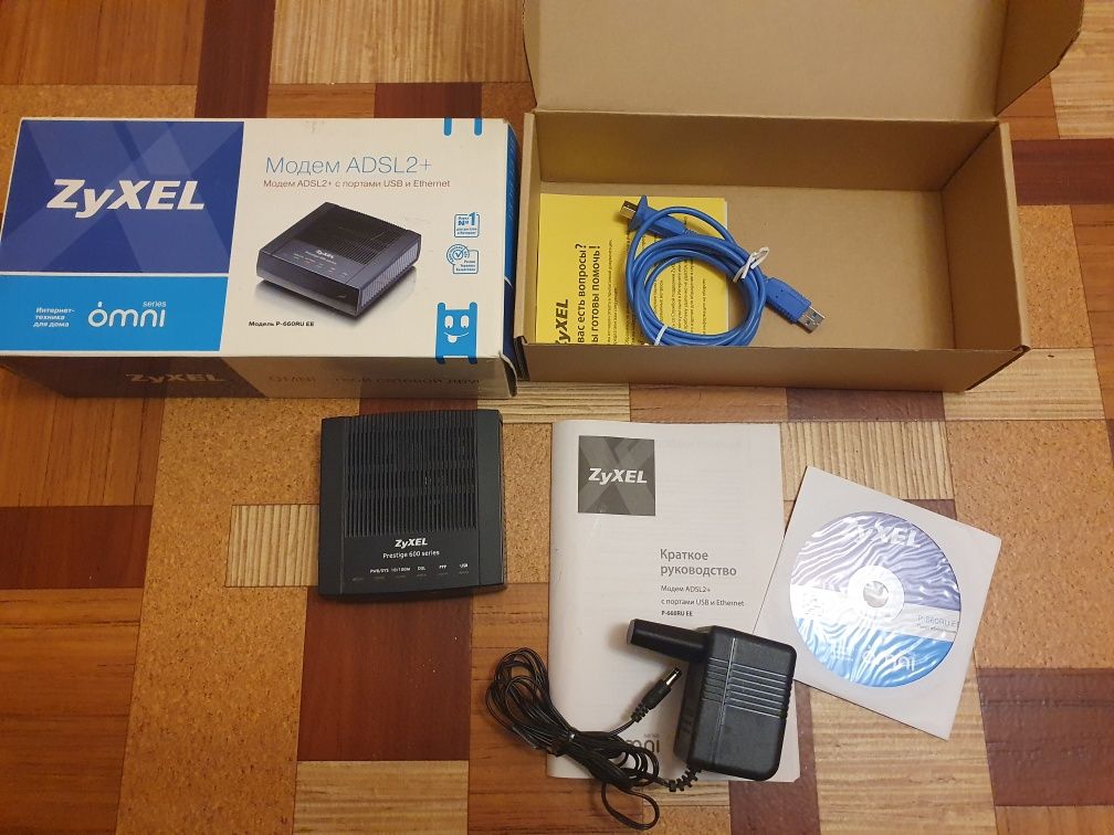 Модем Zyxel Adsl2+