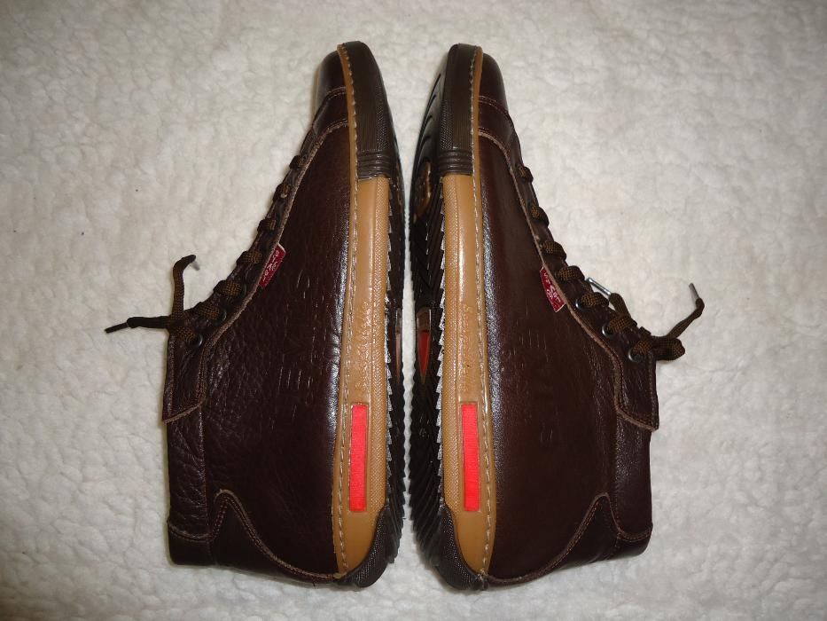 Ghete barbati piele naturala maro imblanite total toamna iarna