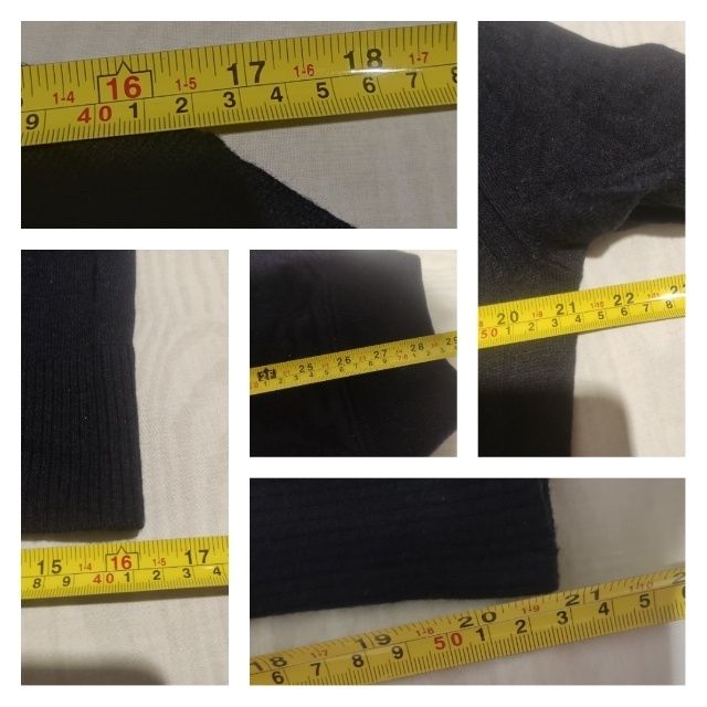 Pulover Tommy Hilfiger Lâna mărime L cu fermoar scurt cardigan plover