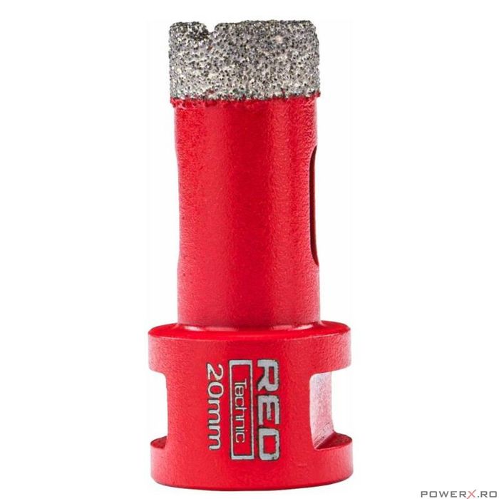 Set carote diamantate, 6-68 mm, HEX, M14, 9 piese, Red Technic
