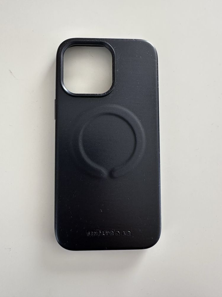 Кожен кейс с magsafe за Iphone 14 Pro Max purple