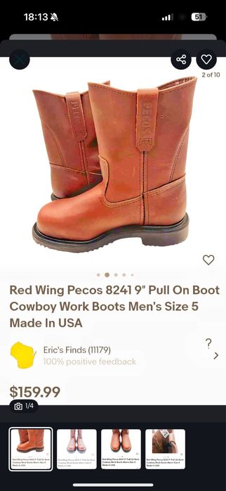 Сапоги нефтяника Redwings 41.5 -42 -43-43.5 масло-влаго непропускапмые