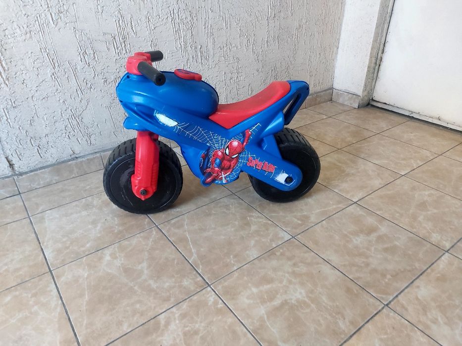 Каталка Полесье мотоцикл Spiderman эксклюзив